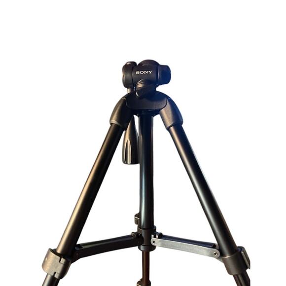 Sony Camera Tripod VCT-R100 with 3-Way Pan-Tilt for Phone, Camera, Camcorder - Picture 2 of 9